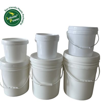 Recycler personnaliser un seau en plastique de 15L avec couvercle et un seau solide avec poignée métallique