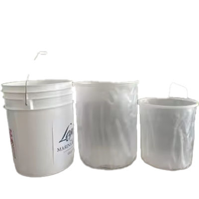 Liner personnalisé rouge pour la colle de peinture et le liquide chimique dans un récipient en plastique