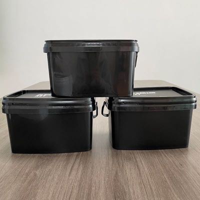 Container de glace carré rouge certifié GAP/ISO/FDA avec impression personnalisée et personnalisation