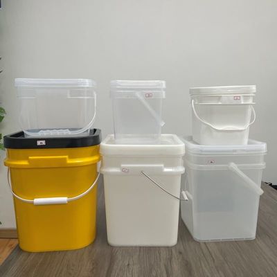 Container de glace carré rouge certifié GAP/ISO/FDA avec impression personnalisée et personnalisation