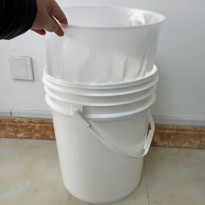 GAP/ISO/FDA certifié 5 gallons contenant du contenant en plastique avec couvercle et poignée