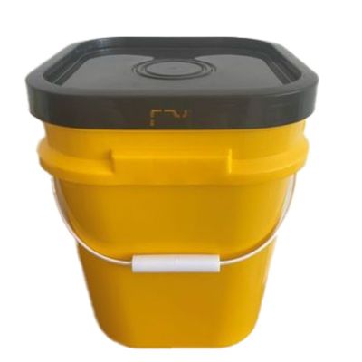 Matériau PP/HDPE personnalisé facile à ouvrir 5Gallon 6Gallon Bouteille en plastique carré avec poignée