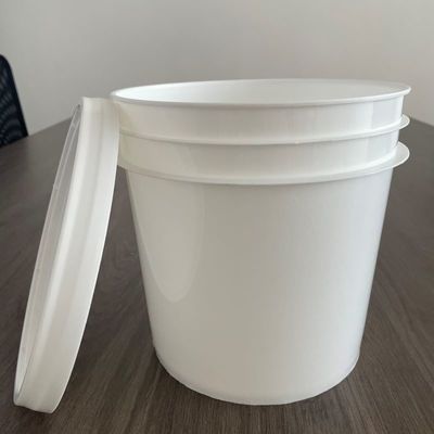 Contenant en résine époxy 1 gallon Seau en plastique avec conception imprimée et personnalisation