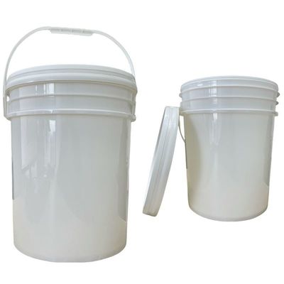 Certificat GAP/ISO/FDA Seau en plastique en PP avec couvercle étanche et épaisseur de 1,0 à 2,5 mm