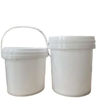 3L 5L 6L 8L 10L Bouteille ronde en plastique avec poignée de matériau PP pour peinture et industrie