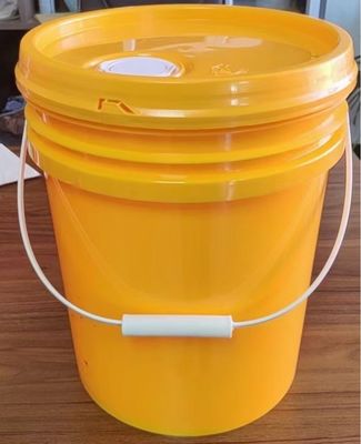 Contenant en plastique rond de 20L avec poignée pour peinture