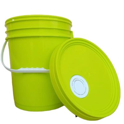 Personnaliser 1L 2L 3L 5L 8L 10L 15L 20L 25L Seau en plastique en forme ronde
