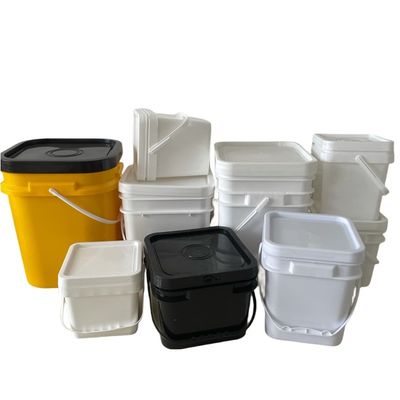 3L 4L 10L PP Bouteilles carrées en plastique avec couvercle pour la personnalisation de qualité alimentaire personnalisée