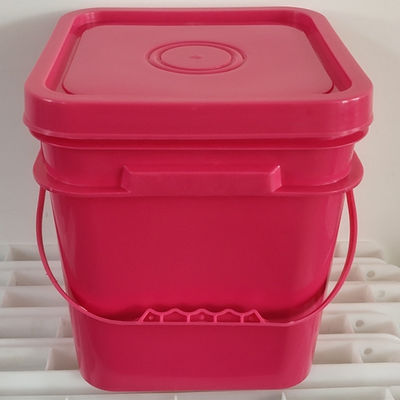 3L 4L 10L PP Bouteilles carrées en plastique avec couvercle pour la personnalisation de qualité alimentaire personnalisée