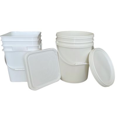 1L 2L 5L PP Contenant d'emballage en plastique en tambour scellé en peinture