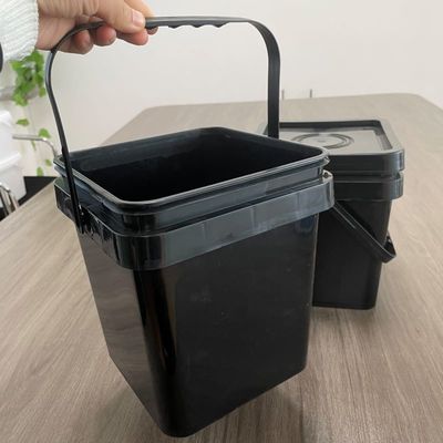 4L 5L 6L 8L Bouteilles en plastique carré avec poignée carré ou rond rond ou carré