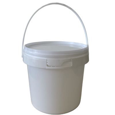 Un seau en plastique de qualité alimentaire de 1 litre est plus solide et plus pratique pour le stockage du lait