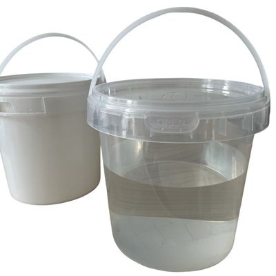 Personnalisez votre emballage avec des seaux en plastique ronds de 2 litres et une poignée anti-tamper