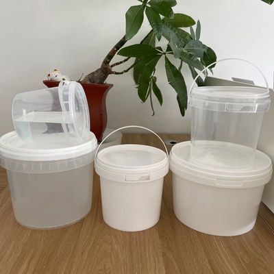 3L 4L 5L 6L 8L 10L 18L Seignettes avec couvercle Contenant de seau en plastique avec couvercle étanche