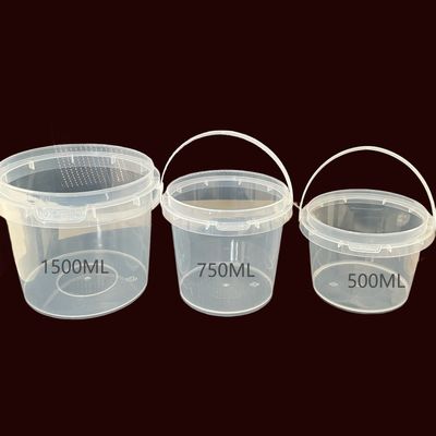 3L 4L 5L 6L 8L 10L 18L Seignettes avec couvercle Contenant de seau en plastique avec couvercle étanche