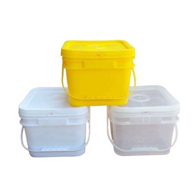 GAP/ISO/FDA Certifié 4L 5L 10L 15L 16L 18L 20L 25L Seau en plastique PP de qualité alimentaire
