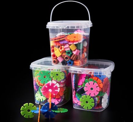 Bouteille ronde transparente 5L 6L 7L 8L 10L 15L en plastique Bouteille carrée de qualité alimentaire