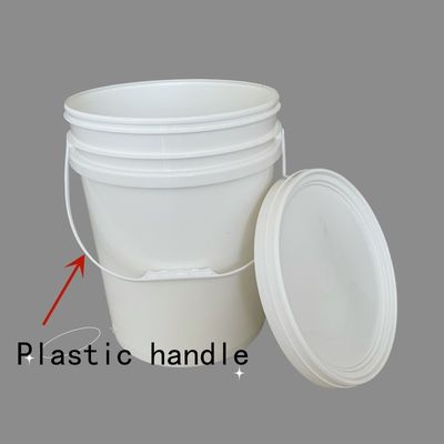 Bottes en plastique de qualité alimentaire de 5 gallons avec méthode d'impression sur écran à soie