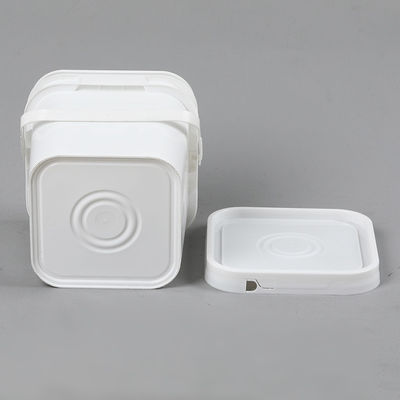 Aliments pour animaux de compagnie 5L 6L 8L 10L Bouteille en plastique carré avec couvercle recyclé