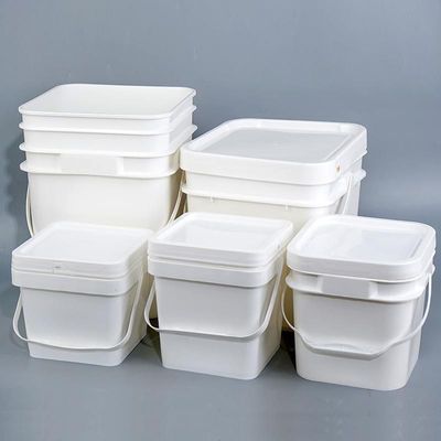 Bouteille en plastique carré pour conteneur de litière de chat 5L 6L 8L 12.5L 15L conception anti-fuite