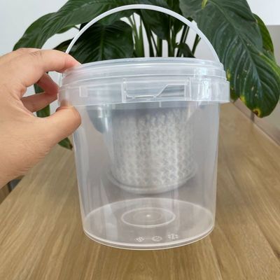Boîte en plastique durable personnaliser le contenant de crème glacée en PP avec un design personnalisé