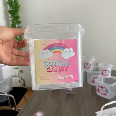 Boîte en plastique durable personnaliser le contenant de crème glacée en PP avec un design personnalisé