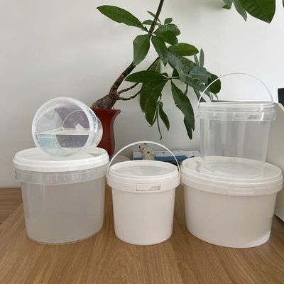 Bar Logo personnalisé Seau en plastique avec couvercle 500ml / 1L LED Light Durable et écologique