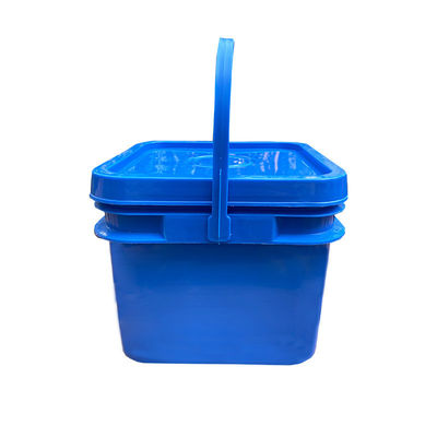 Un seau carré de 8L de 2 gallons avec un couvercle en PP durable et résistant aux chocs