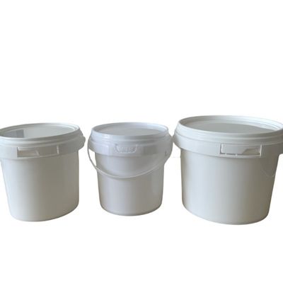 1L-10L Bouteilles en plastique transparent avec couvercle et poignée d'épaisseur multifonctionnelle de 1,0-2,5 mm
