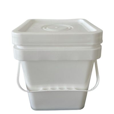 Épaisseur de seau en plastique blanc carré de 1,0-2,5 mm Conçu pour des applications industrielles