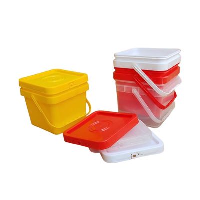 Nourriture pour animaux Imprimé sur mesure Cube Cube Cube Cube Cube en plastique avec couvercle Durable et robuste