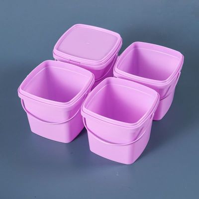 Container alimentaire à épices et à cornichons avec couvercle et poignée d'impression à écran de soie/transfert thermique/IML