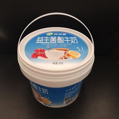 1L 2L 3L 4L 5L IML Seau en plastique parfait pour le beurre de biscuit et les emballages de crème glacée