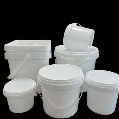 Bottes en plastique circulaire transparente de qualité alimentaire avec couvercle scellé et sérigraphie