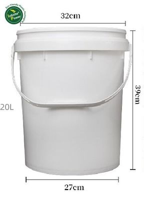 Seau et seau en plastique jaune pour 1L 2L 3L 4L 5L 8L 10L 15L 18L 20L