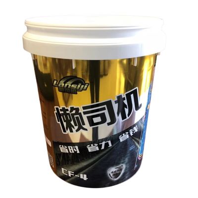 Commande de seau en plastique avec poignée de seau en plastique époxy certifié GAP/ISO/FDA