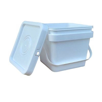 Produits alimentaires de qualité 2 Gallon Cube Bucket Polypropylène Cube Bucket pour le stockage des friandises pour animaux de compagnie