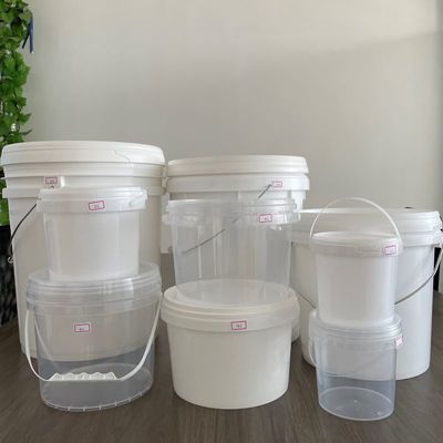 Seau en plastique de 1 litre de 300 ml de 500 ml de 750 ml pour produits chimiques époxy d' épaisseur de 1,0 à 2,5 mm