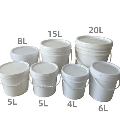 Outil 5L / 8L / 10L Impression sur mesure Seau en plastique avec couvercle