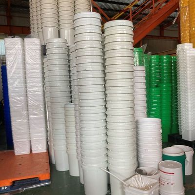 Outil 5L / 8L / 10L Impression sur mesure Seau en plastique avec couvercle