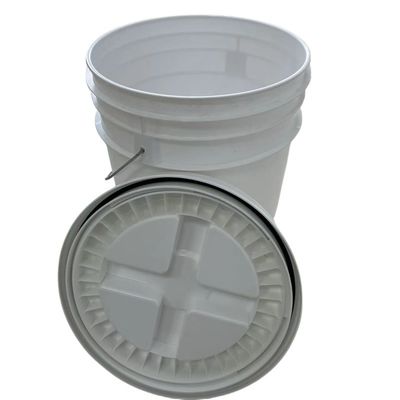 Bouteille ronde en plastique de 5 gallons et 6 gallons à l'épreuve des fuites avec poignée