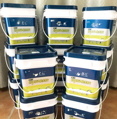 2L / 4L / 5L / 8L / 10L / 15L / 18L conteneur en PP seau en plastique 5 gallons seau carré avec couvercle