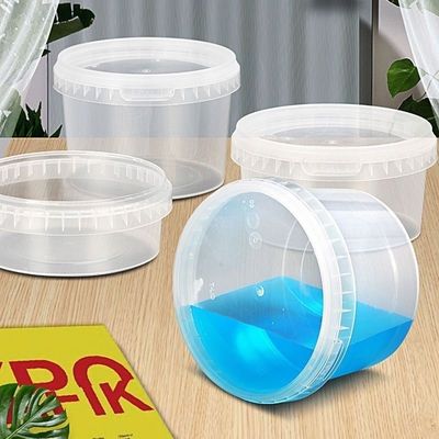 200 ml 300 ml 350 ml 500 ml 750 ml Seau en plastique de 1 litre avec un matériau écologique