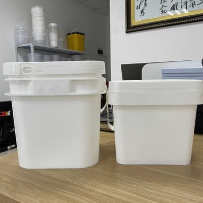 Seau de stockage de collations avec couvercle Carré Forme de 1,0 à 2,5 mm d'épaisseur Réutilisable et durable
