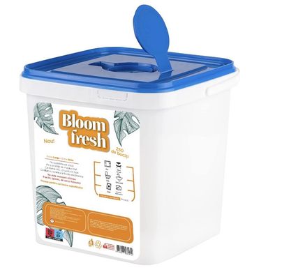 Seau de stockage de collations avec couvercle Carré Forme de 1,0 à 2,5 mm d'épaisseur Réutilisable et durable