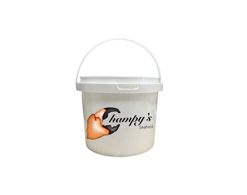Contenant en plastique de 1 gallon en polypropylène/HDPE avec un couvercle robuste et durable