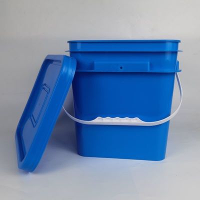 Bouteille de 10L Bouteille en plastique de forme carrée avec bouteille imprimée