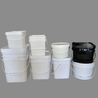 Bouteille de 10L Bouteille en plastique de forme carrée avec bouteille imprimée