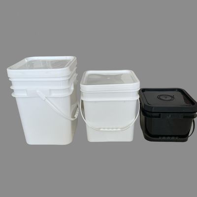 Bouteille de 10L Bouteille en plastique de forme carrée avec bouteille imprimée