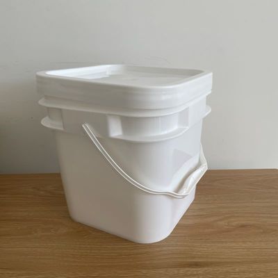 Bouteille de 10L Bouteille en plastique de forme carrée avec bouteille imprimée